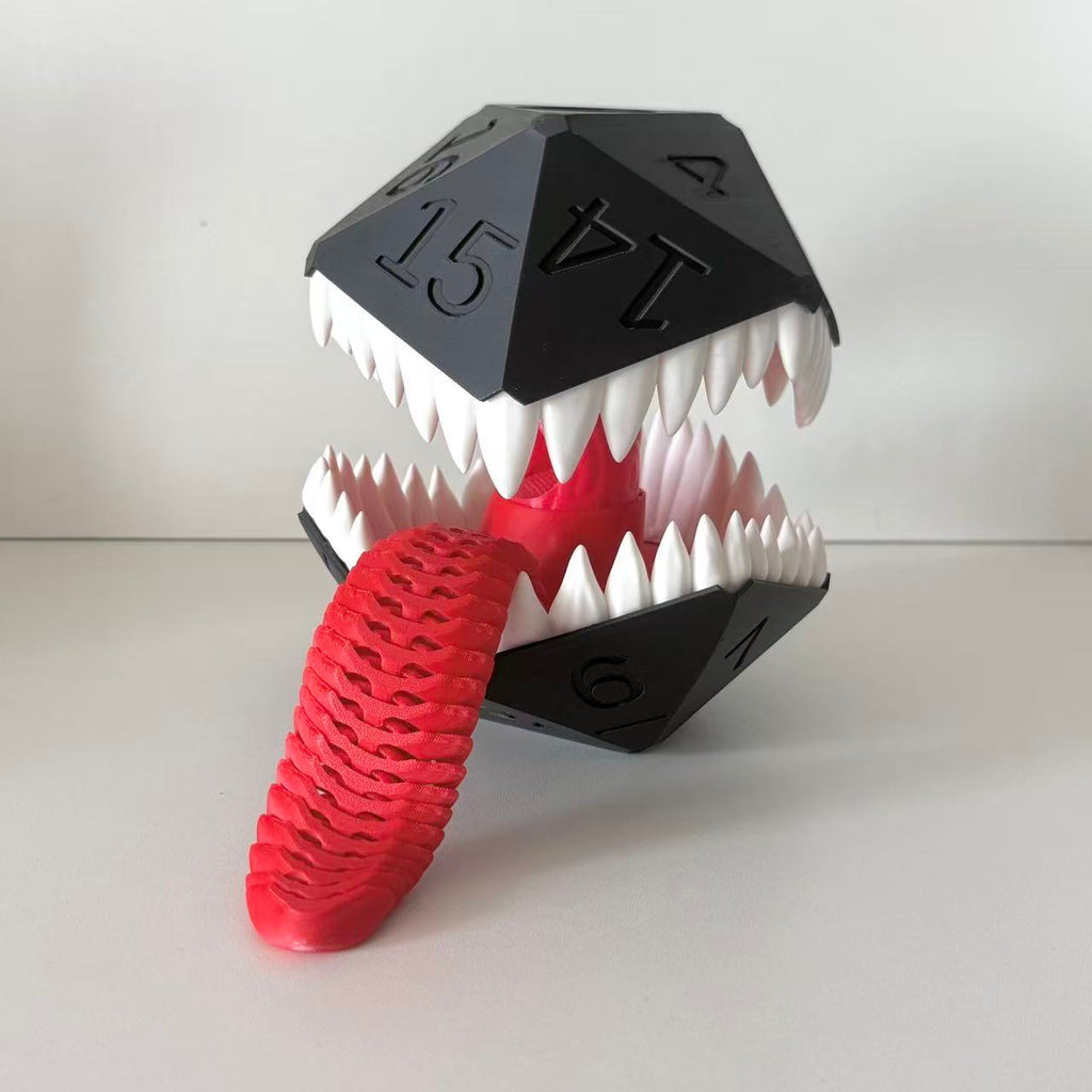 3D Printed Cthulhu Mimic Dice Box and Tower, D&D Tabletop RPG Decoration
