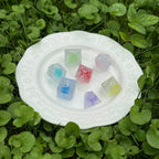 Handmade Pastel Candy Resin D&D Dice Set | Matte Polyhedral RPG Game Dice (DM Gift)