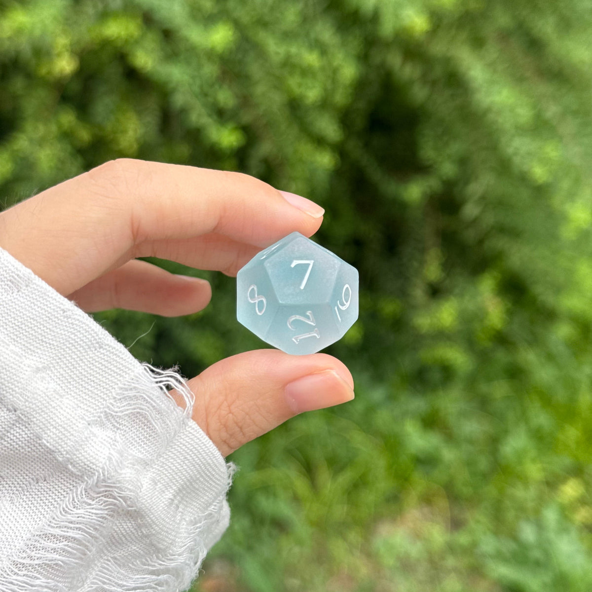Handmade Pastel Candy Resin D&D Dice Set | Matte Polyhedral RPG Game Dice (DM Gift)